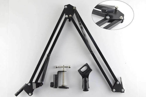 Microphone Suspension Boom Arm Desktop Stand Mic Holder Mount