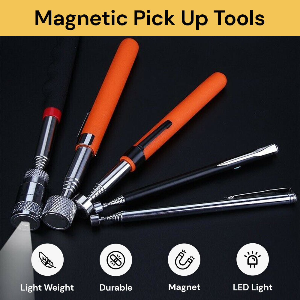 5 Pcs Telescopic Adjustable Magnetic Pick Up Tools