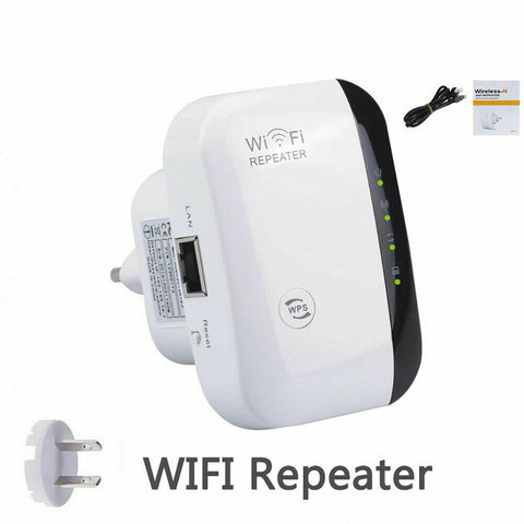 300Mbps Wifi Extender Repeater Range Booster AP Router Wireless-N 802.11 AU Plug