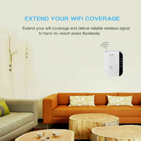 300Mbps Wifi Extender Repeater Range Booster AP Router Wireless-N 802.11 AU Plug