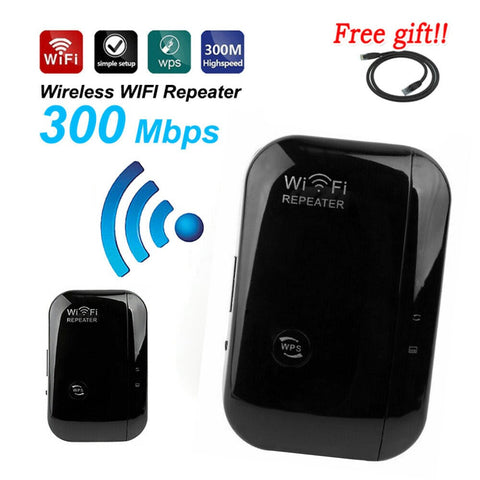 300Mbps Wifi Extender Repeater Range Booster AP Router Wireless-N 802.11 AU Plug