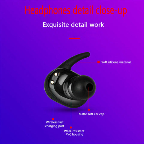 Bluetooth 5.0 Wireless Headphones TWS Earphones Mini In Earbuds For IOS Android