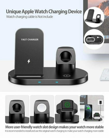 3 In 1 Desktop Wireless Charger