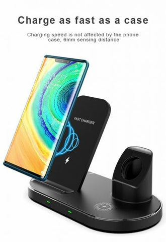 3 In 1 Desktop Wireless Charger