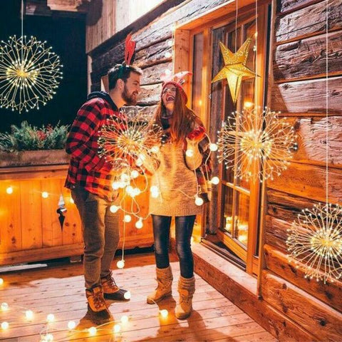 2Pcs FIREWORKS 150 LED String Lights