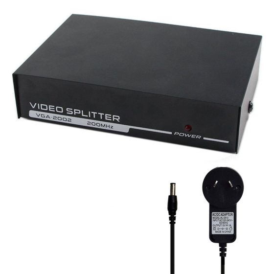 2Port 200MHz VGA Splitter