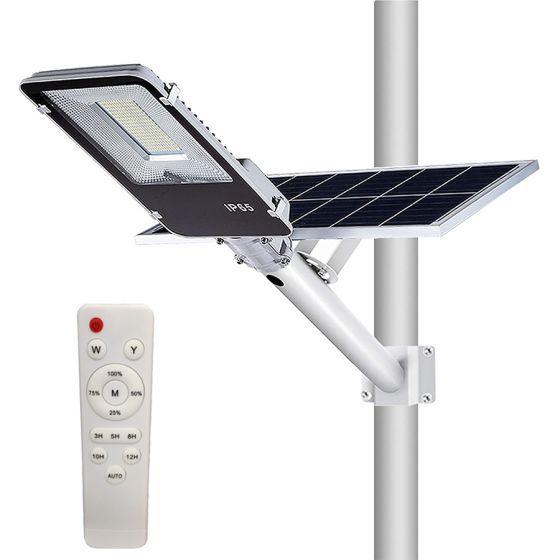 Solar Street LED Light  W/ Remote