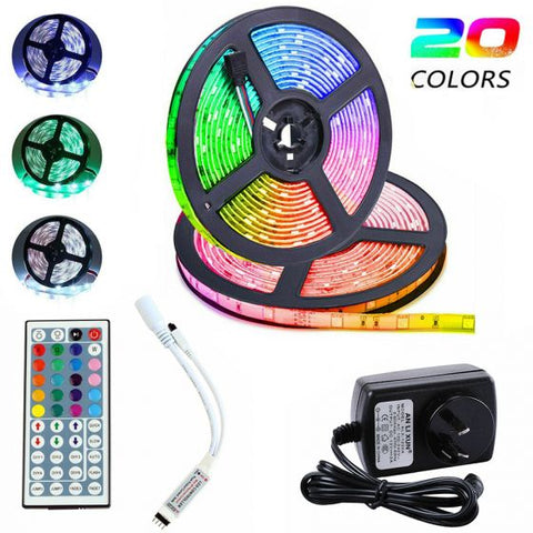 300 LED  5050 RGB LED strip With Adapter