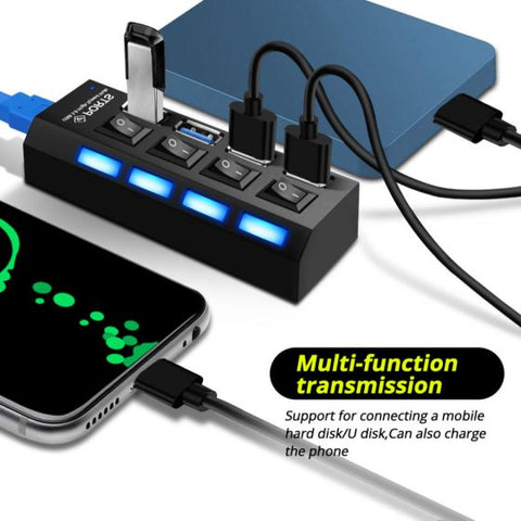 4 Port USB Hub