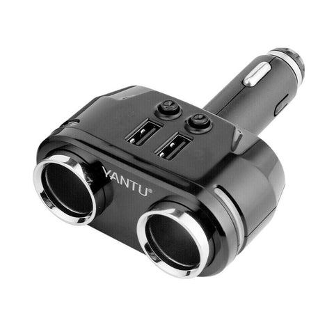 Car Charger Cigarette Lighter Power Adapter 12V 3.1A Dual USB Socket Splitter