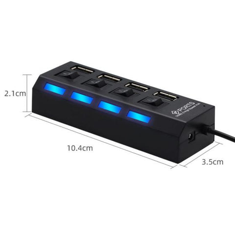 4 Port USB Hub