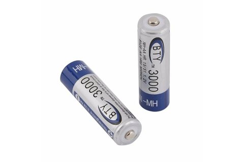 4pc - Rechargeable Battery NI-MH 1.2V 3000mAh AA/ Recharge Batteries