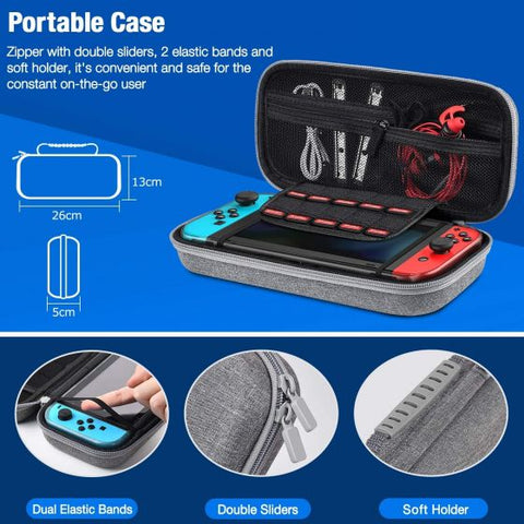 Storage Bag Travel Carry Case Protective Bag for Nintendo Switch Console & Accessories