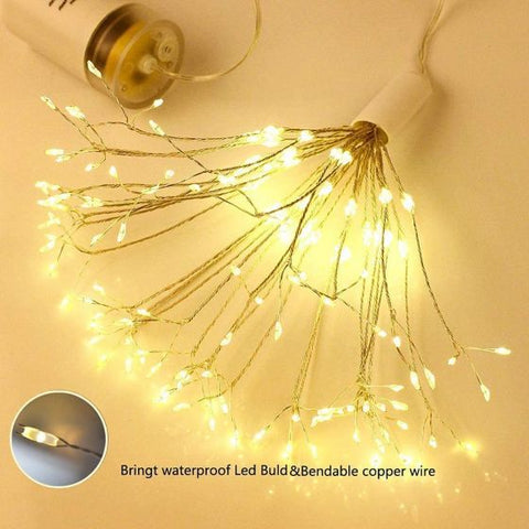 2Pcs FIREWORKS 120 LED String Lights