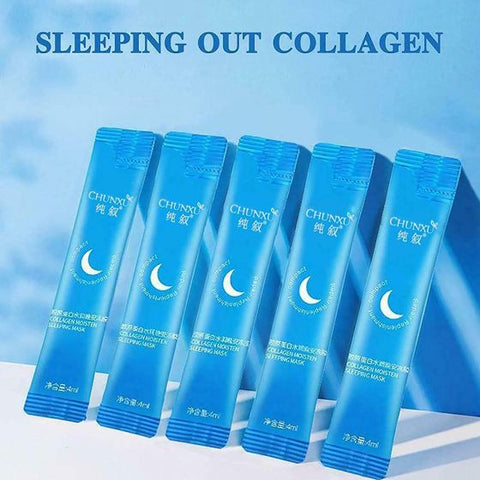 20 Collagen Sleep Masks Creamy Skin Moisten Acid Moisturizing Gel Mask No-wash Sleep Mask