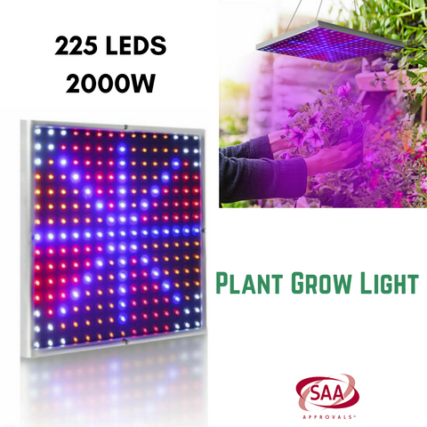 225LED 2000W Grow Light Hydroponic Kits Growing Plant Indoor Lamp