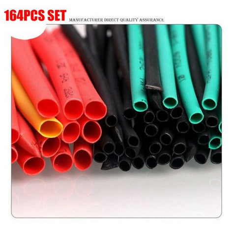 164pcs 2:1 Wire Cable Insulated Set