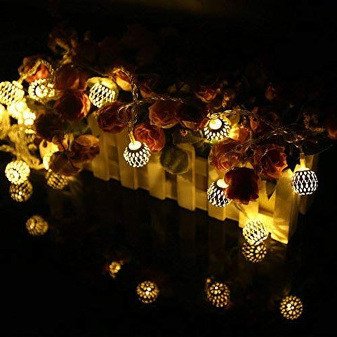 20Led 5M String Lights Solar Bulb Lamp Ball Design String Light For Indoor Outdoor Bedroom Patio Lawn Garden