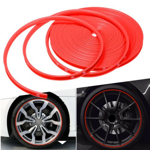 8M Car Wheel Hub Rim Edge Protector Ring Tire Guard Sticker Rubber Strip