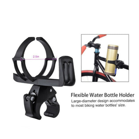 Bike Cup Holder Cycle Water Bottle Cage Mount Bicycle Drink Rack Handlebar