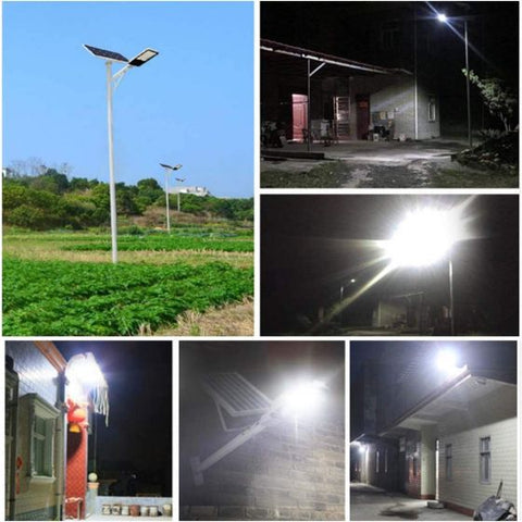 Solar Street LED Light  W/ Remote