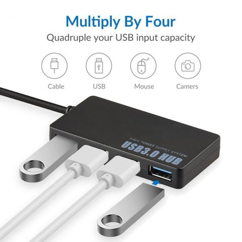 4 Port USB Hub