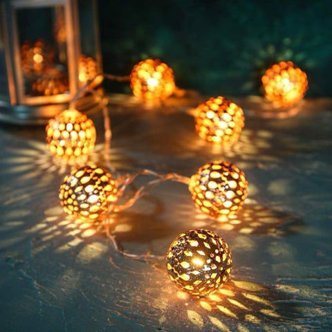 20Led 5M String Lights Solar Bulb Lamp Ball Design String Light For Indoor Outdoor Bedroom Patio Lawn Garden