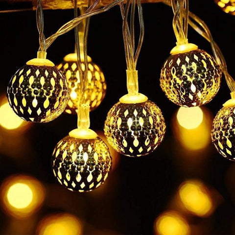 20Led 5M String Lights Solar Bulb Lamp Ball Design String Light For Indoor Outdoor Bedroom Patio Lawn Garden