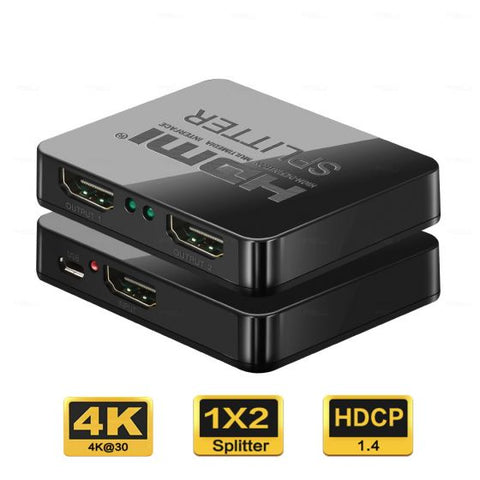 1 Input 2 Output 4K 3D HDMI Splitter