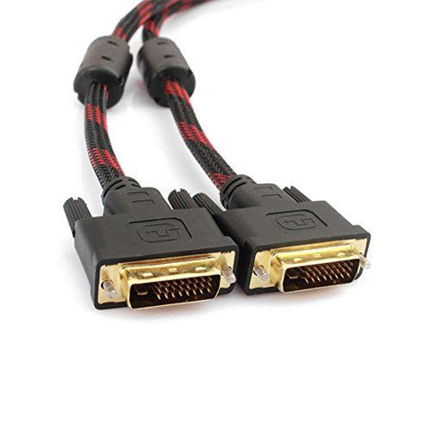 1.5M High Quality DVI Cable 24+1 Gold Plated DVI-D Dual Link