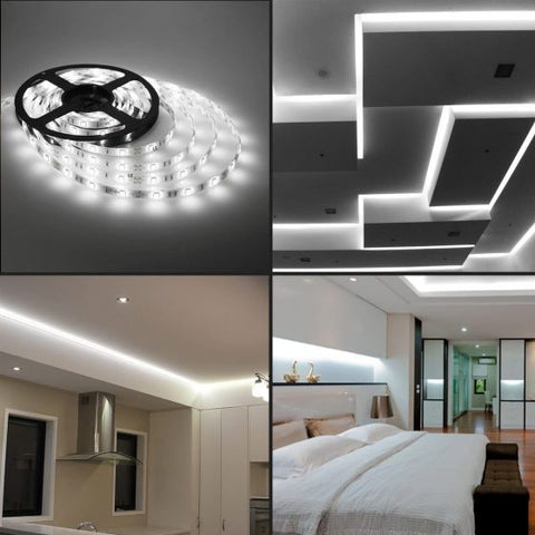 5M 300 LED 5050 White Led Strip Light