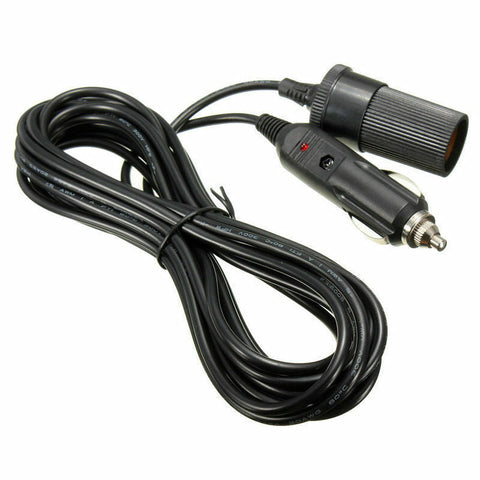 5m Car Cigarette Cigar Lighter Extension Adapter Plug Cable Cord Lead Socket 12V