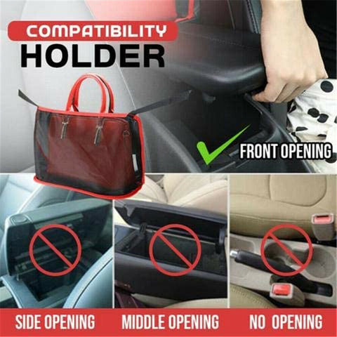 Advanced Car Net Pocket Handbag Holder Organizer Seat Side Storage Mesh Bag Tidy