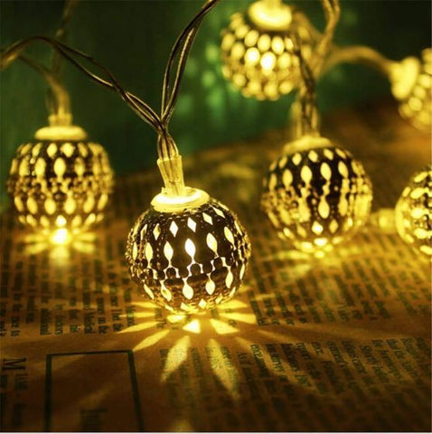 20Led 5M String Lights Solar Bulb Lamp Ball Design String Light For Indoor Outdoor Bedroom Patio Lawn Garden