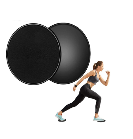 2Pcs Dual Core Disc Exercise Soft Padded Non Slip Slider Discs Gliding Discs Abs Making Equipment