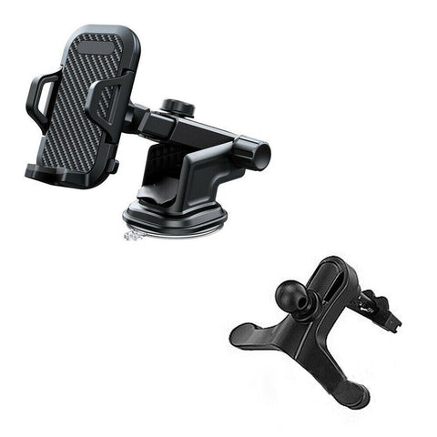 Universal 360° Windshield Mount Car Holder Cradle Long Neck For iPhone12 Samsung