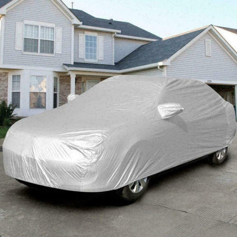 Weather Proof Car Cover Universal Size Waterproof Rain/UV/Dust Resistant L