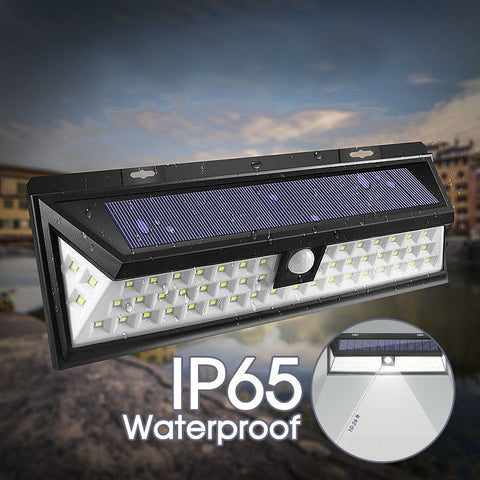 90LED Solar Power PIR Motion Sensor Light Outdoor