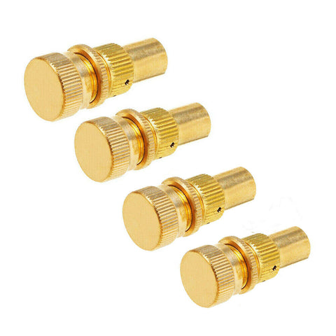 4 x Tyre Deflators - Air Deflator Tool - Tire Pressure Deflators Brass