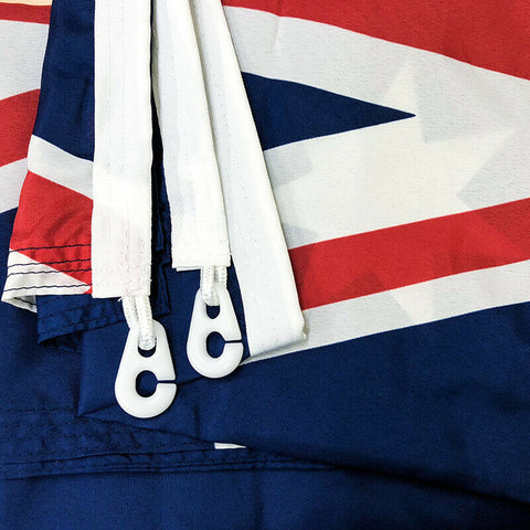 HEAVY DUTY Australian Flag Size 1800x900 With Polyester Sister Clips