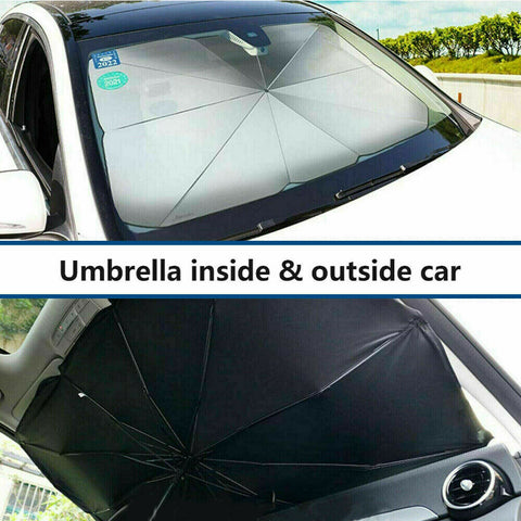 Foldable Car Windshield Sunshade Front Window Cover Visor Sun Shade Umbrella - L