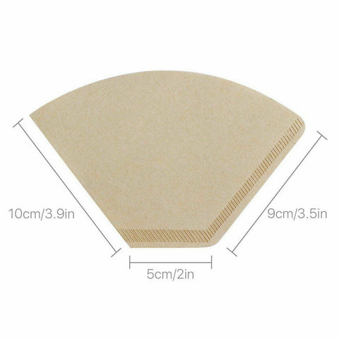 100/200Pcs V60 Coffee Filter Paper Original Unbleached