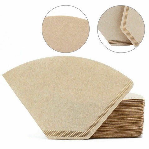 100/200Pcs V60 Coffee Filter Paper Original Unbleached