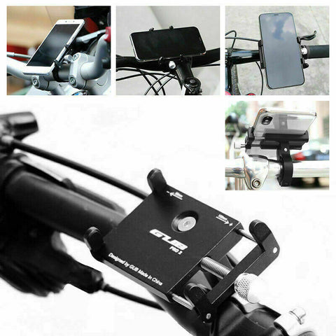 Mobile Phone Holder 360° Rotation Mount Alloy for Motorcycle Bicycle Bike