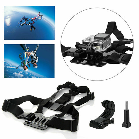 Head Helmet Strap Chest Harness Mount GoPro 9 8 7 6 5 Go Pro Accessorises Chesty