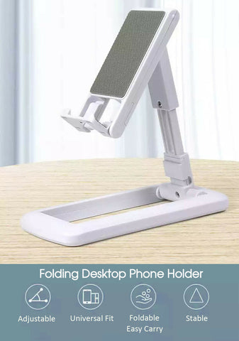 Universal Foldable Adjustable Desk Stand Holder For Mobile Phone Tablet