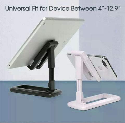 Universal Foldable Adjustable Desk Stand Holder For Mobile Phone Tablet