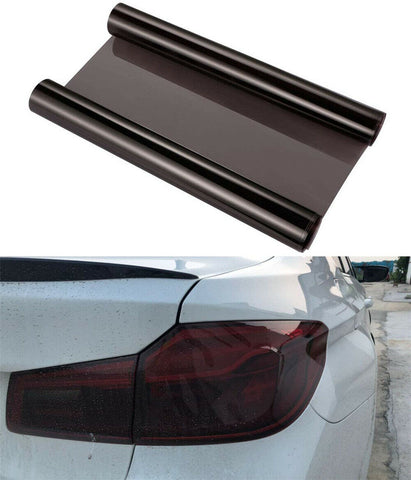 Light Smoke Black Tint Film Head Tail lights Car Vinyl Wrap 30cm x 200cm Tool