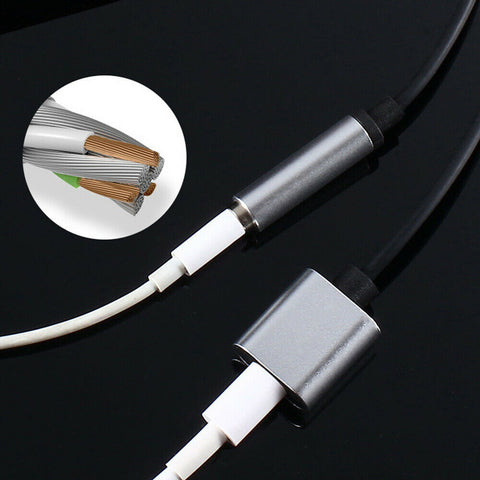 For iPhone Headphone Adaptor Dual 3.5mm Splitter For iPhone XS 8 7 Plus