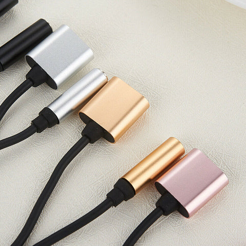 For iPhone Headphone Adaptor Dual 3.5mm Splitter For iPhone XS 8 7 Plus